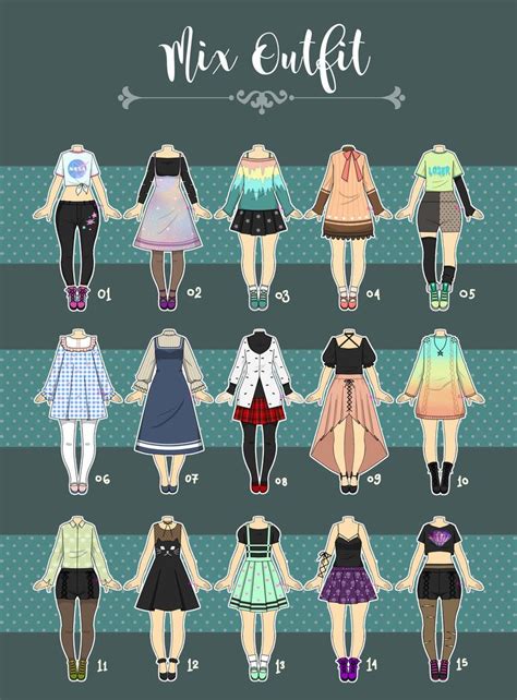 anime characters with simple outfits